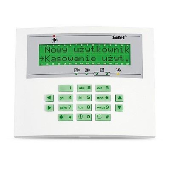 KEYPAD LCD /INTEGRA GREEN/INT-KLCDL-GR SATEL