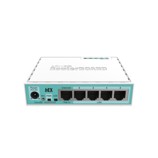 NET ROUTER 10/100/1000M 5PORT/HEX RB750GR3 MIKROTIK NET ROUTER 10/100/1000M 5PORT/HEX RB750GR3 MIKROTIK
