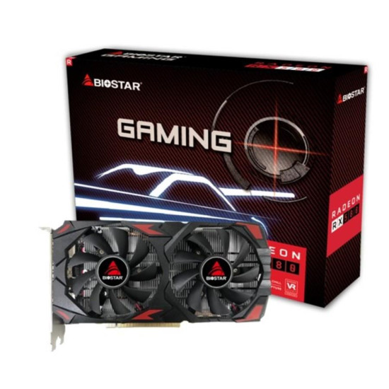 Graphics Card|BIOSTAR|AMD Radeon RX 580|8 GB|GDDR5|256 bit|PCIE 3.0 16x|Memory 1274 MHz|1xHDMI|2xDisplayPort|VA5815RQ82 Graphics Card|BIOSTAR|AMD Radeon RX 580|8 GB|GDDR5|256 bit|PCIE 3.0 16x|Memory 1274 MHz|1xHDMI|2xDisplayPort|VA5815RQ82
