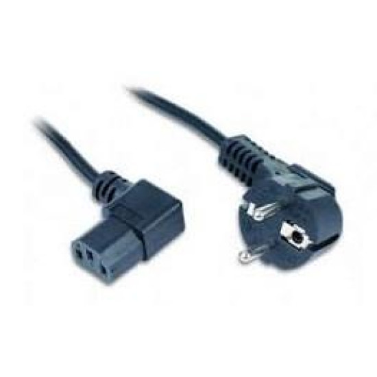 CABLE POWER ANGLED VDE 1.8M/10A PC-186A-VDE GEMBIRD CABLE POWER ANGLED VDE 1.8M/10A PC-186A-VDE GEMBIRD