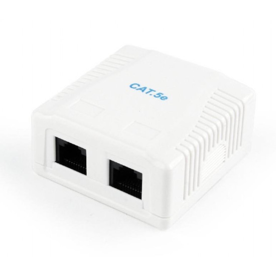 CABLE ACC MOUNT BOX 2XCAT5E/NCAC-2U5E-01 GEMBIRD CABLE ACC MOUNT BOX 2XCAT5E/NCAC-2U5E-01 GEMBIRD