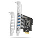 I/O CARD USB PCIE 4PORT/PCEU-43RS AXAGON I/O CARD USB PCIE 4PORT/PCEU-43RS AXAGON