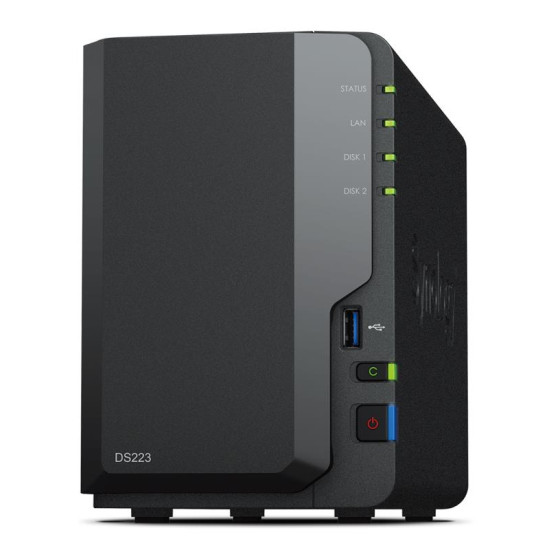 NAS STORAGE TOWER 2BAY/NO HDD USB3.2 DS223 SYNOLOGY NAS STORAGE TOWER 2BAY/NO HDD USB3.2 DS223 SYNOLOGY