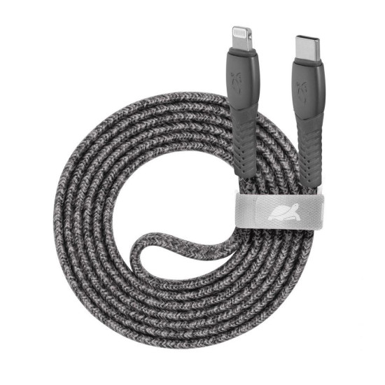 CABLE USB-C TO LIGHTNING 1.2M/GREY PS6107 RIVACASE CABLE USB-C TO LIGHTNING 1.2M/GREY PS6107 RIVACASE