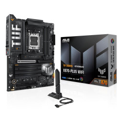 Mainboard|ASUS|AMD X870|SAM5|ATX|Memory DDR5|Memory slots 4|2xPCI-Express 4.0 16x|1xPCI-Express 5.0 16x|4xM.2|1xHDMI|1xUSB 2.0|7xUSB 3.2|2xUSB-C|1xRJ45|5xAudio port|TUFGAMINGX870-PLUSWIFI