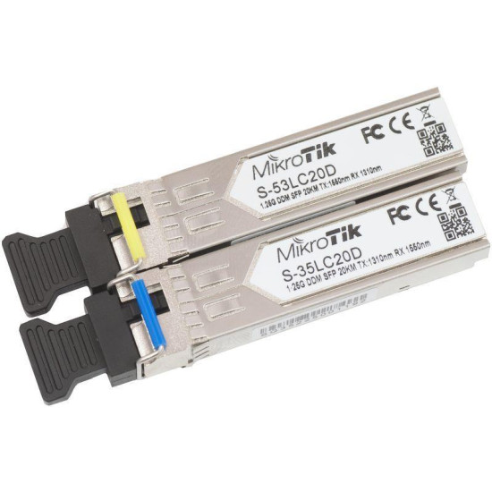 NET TRANSCEIVER SFP PAIR/S-3553LC20D MIKROTIK NET TRANSCEIVER SFP PAIR/S-3553LC20D MIKROTIK