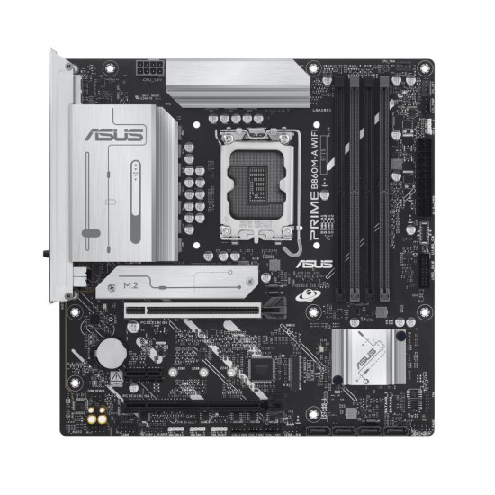 Mainboard|ASUS|Intel B860 Express|LGA1851|Micro-ATX|Memory DDR5|Memory slots 4|1xPCI-Express 4.0 1x|1xPCI-Express 4.0 16x|1xPCI-Express 5.0 16x|2xM.2|1xHDMI|1xDisplayPort|7xUSB 2.0|1xUSB-C|1xUSB-C w/Thunderbolt|1xOptical S/PDIF|1xRJ45|3xAudio port|PRIMEB8 Mainboard|ASUS|Intel B860 Express|LGA1851|Micro-ATX|Memory DDR5|Memory slots 4|1xPCI-Express 4.0 1x|1xPCI-Express 4.0 16x|1xPCI-Express 5.0 16x|2xM.2|1xHDMI|1xDisplayPort|7xUSB 2.0|1xUSB-C|1xUSB-C w/Thunderbolt|1xOptical S/PDIF|1xRJ45|3xAudio port|PRIMEB8