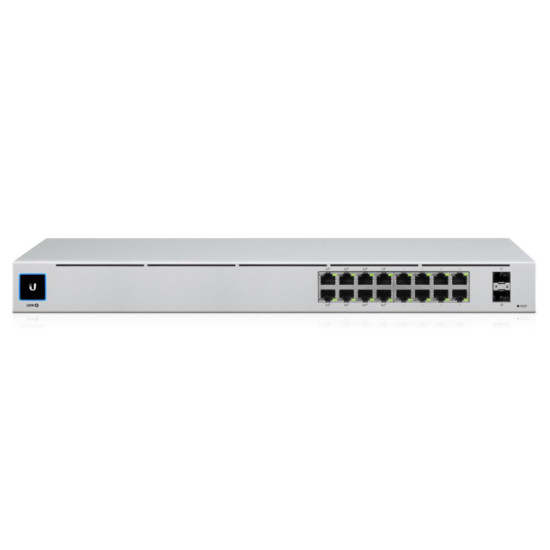 Switch|UBIQUITI|USW-16-POE|Type L2|Desktop/pedestal|Rack|16x10Base-T / 100Base-TX / 1000Base-T|2xSFP|PoE ports 16|PoE+ ports 8|18 Watts|USW-16-POE Switch|UBIQUITI|USW-16-POE|Type L2|Desktop/pedestal|Rack|16x10Base-T / 100Base-TX / 1000Base-T|2xSFP|PoE ports 16|PoE+ ports 8|18 Watts|USW-16-POE