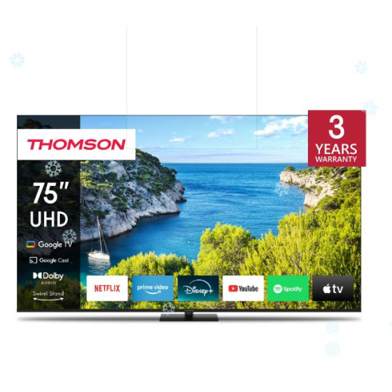 THOMSON 75" UHD GOOGLE SMART TV THOMSON 75" UHD GOOGLE SMART TV