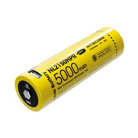 BATTERY RECH. LI-ION 3.6V/NL2150HPR(5000MAH) NITECORE BATTERY RECH. LI-ION 3.6V/NL2150HPR(5000MAH) NITECORE