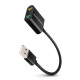 SOUND CARD USB2.0 48KHZ/16BIT/0.15M ADA-12 AXAGON SOUND CARD USB2.0 48KHZ/16BIT/0.15M ADA-12 AXAGON