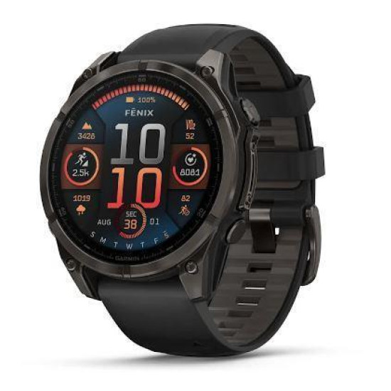 SMARTWATCH FENIX 8 SAPPHIRE/BLACK/GRAY 010-02903-21 GARMIN SMARTWATCH FENIX 8 SAPPHIRE/BLACK/GRAY 010-02903-21 GARMIN