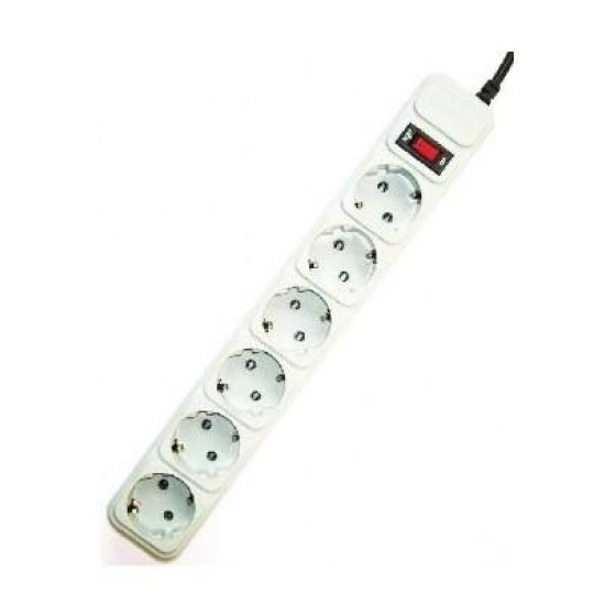 PROTECTOR POWER SURGE 1.8M/6OUTL SPG6-B-6C GEMBIRD PROTECTOR POWER SURGE 1.8M/6OUTL SPG6-B-6C GEMBIRD