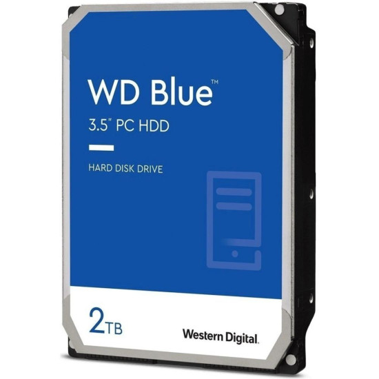 HDD|WESTERN DIGITAL|Blue|2TB|SATA 3.0|256 MB|7200 rpm|3,5"|WD20EZBX HDD|WESTERN DIGITAL|Blue|2TB|SATA 3.0|256 MB|7200 rpm|3,5"|WD20EZBX