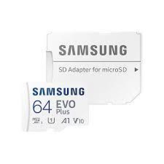MEMORY MICRO SDXC EVO+ 64GB/V10 W/A MB-MC64SA/EU SAMSUNG MEMORY MICRO SDXC EVO+ 64GB/V10 W/A MB-MC64SA/EU SAMSUNG