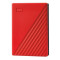 External HDD|WESTERN DIGITAL|My Passport|6TB|USB 2.0|USB 3.2|Colour Red|WDBR9S0060BRD-WESN