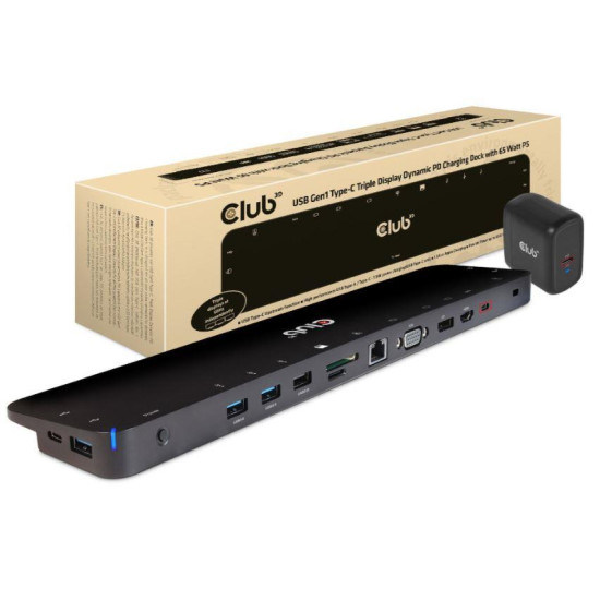 NB ACC DOCKING STATION/USB-C 65W CSV-1564W65 CLUB3D NB ACC DOCKING STATION/USB-C 65W CSV-1564W65 CLUB3D