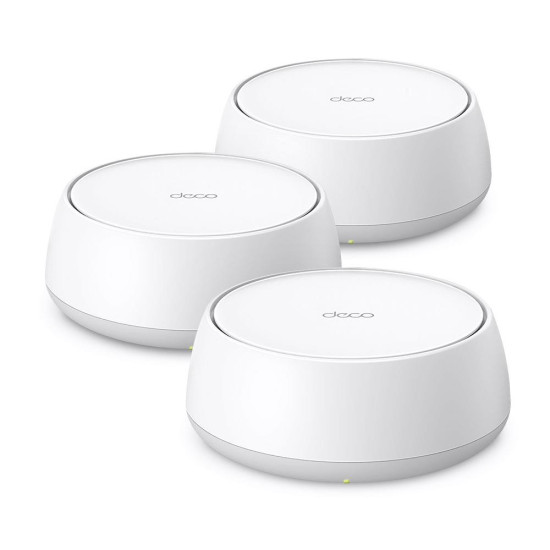 Wireless Router|TP-LINK|Wireless Router|3-pack|3600 Mbps|Mesh|LAN \ WAN ports 2|Number of antennas 4|DECOBE25(3-PACK) Wireless Router|TP-LINK|Wireless Router|3-pack|3600 Mbps|Mesh|LAN \ WAN ports 2|Number of antennas 4|DECOBE25(3-PACK)