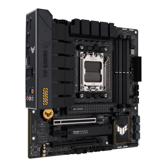 Mainboard|ASUS|AMD B650|SAM5|MicroATX|Memory DDR5|Memory slots 4|1xPCI-Express 4.0 1x|2xPCI-Express 4.0 16x|2xM.2|1xHDMI|1xDisplayPort|4xUSB 2.0|3xUSB 3.2|1xUSB-C|1xRJ45|5xAudio port|TUFGAMINGB650M-PLUS Mainboard|ASUS|AMD B650|SAM5|MicroATX|Memory DDR5|Memory slots 4|1xPCI-Express 4.0 1x|2xPCI-Express 4.0 16x|2xM.2|1xHDMI|1xDisplayPort|4xUSB 2.0|3xUSB 3.2|1xUSB-C|1xRJ45|5xAudio port|TUFGAMINGB650M-PLUS
