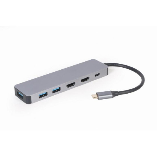 I/O ADAPTER USB-C TO HDMI/USB3/3IN1 A-CM-COMBO3-03 GEMBIRD I/O ADAPTER USB-C TO HDMI/USB3/3IN1 A-CM-COMBO3-03 GEMBIRD