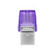 KINGSTON 256GB DATATRAVELER MICRODUO 3C 200MB/S DUAL USB-A + USB-C KINGSTON 256GB DATATRAVELER MICRODUO 3C 200MB/S DUAL USB-A + USB-C