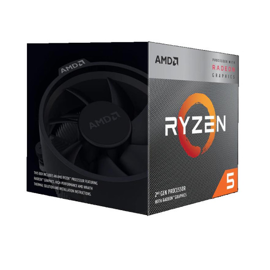 CPU RYZEN X4 R5-3400G SAM4 BX/65W 3700 YD3400C5FHBOX AMD CPU RYZEN X4 R5-3400G SAM4 BX/65W 3700 YD3400C5FHBOX AMD