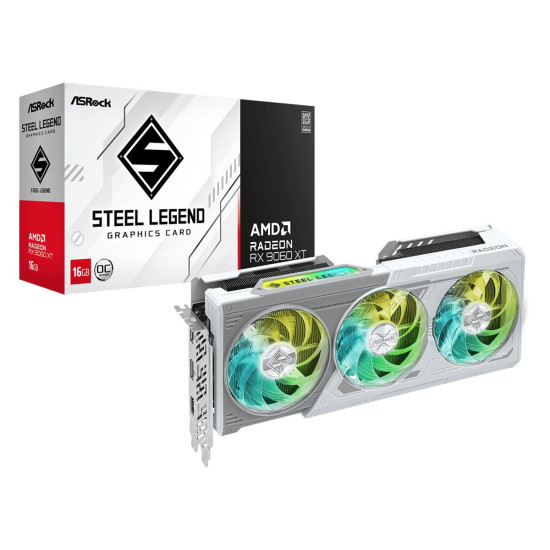 Graphics Card|ASROCK|AMD|Radeon RX 9060 XT|16 GB|GDDR6|128 bit|PCI Express x16 5.0|Active|RX9060XTSL16GO Graphics Card|ASROCK|AMD|Radeon RX 9060 XT|16 GB|GDDR6|128 bit|PCI Express x16 5.0|Active|RX9060XTSL16GO