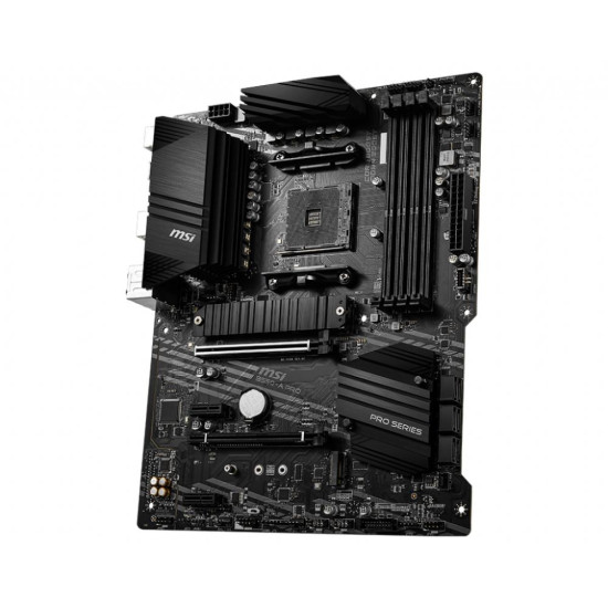 Mainboard|MSI|AMD B550|SAM4|ATX|2xPCI-Express 3.0 1x|1xPCI-Express 3.0 4x|2xM.2|1xPCI-Express 4.0 16x|Memory DDR4|Memory slots 4|1xDisplayPort|2xAudio-In|4xAudio-Out|4xUSB 2.0|1xUSB type C|3xUSB 3.2|1xPS/2|1xRJ45|B550-APRO Mainboard|MSI|AMD B550|SAM4|ATX|2xPCI-Express 3.0 1x|1xPCI-Express 3.0 4x|2xM.2|1xPCI-Express 4.0 16x|Memory DDR4|Memory slots 4|1xDisplayPort|2xAudio-In|4xAudio-Out|4xUSB 2.0|1xUSB type C|3xUSB 3.2|1xPS/2|1xRJ45|B550-APRO