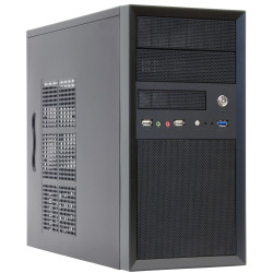 Case|CHIEFTEC|MiniTower|MicroATX|Colour Black|CT-01B-OP