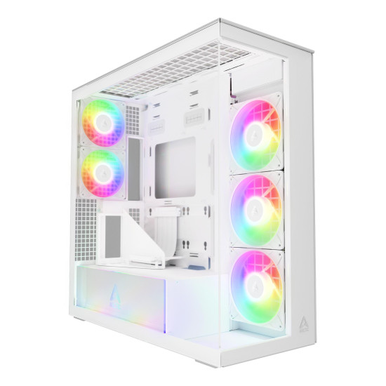 Case|ARCTIC|Xtender VG (White)|Case product features Transparent panel|Not included|Colour White|ACPCC00017A