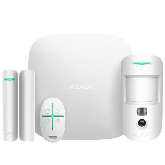 ALARM SECURITY STARTERKIT CAM/WHITE 38172 AJAX ALARM SECURITY STARTERKIT CAM/WHITE 38172 AJAX