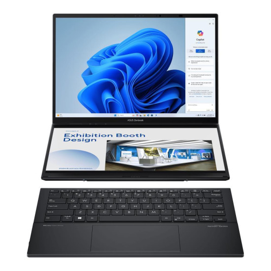 Notebook|ASUS|ZenBook Series|DUO|UX8406CA-PZ009W|CPU Core Ultra|U9-285H|2900 MHz|14"|Touchscreen|2880x1800|RAM 32GB|LPDDR5x|SSD 2TB|Intel Arc Graphics|Integrated|ENG|Windows 11 Home|Grey|1.65 kg|90NB14X1-M00820 Notebook|ASUS|ZenBook Series|DUO|UX8406CA-PZ009W|CPU Core Ultra|U9-285H|2900 MHz|14"|Touchscreen|2880x1800|RAM 32GB|LPDDR5x|SSD 2TB|Intel Arc Graphics|Integrated|ENG|Windows 11 Home|Grey|1.65 kg|90NB14X1-M00820