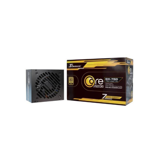 Power Supply|SEASONIC|CORE GX ATX 3.1|750 Watts|Efficiency 80 PLUS GOLD|MTBF 100000 hours|COREGX-750 Power Supply|SEASONIC|CORE GX ATX 3.1|750 Watts|Efficiency 80 PLUS GOLD|MTBF 100000 hours|COREGX-750