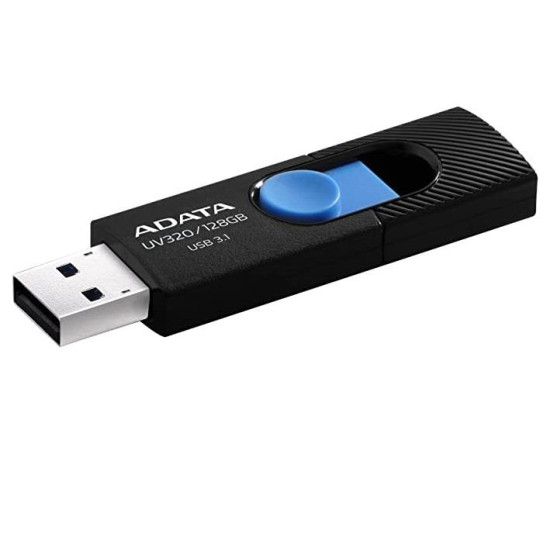 MEMORY DRIVE FLASH USB3 128GB/BLACK AUV320-128G-RBKBL ADATA MEMORY DRIVE FLASH USB3 128GB/BLACK AUV320-128G-RBKBL ADATA