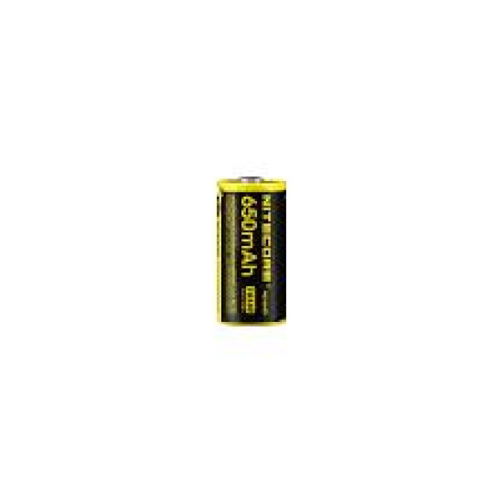 BATTERY RECH. 650MAH 3.6V/NL1665R NITECORE BATTERY RECH. 650MAH 3.6V/NL1665R NITECORE