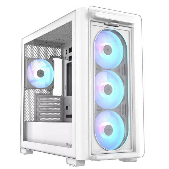 Case|ASUS|A23 PLUS|MidiTower|Case product features Transparent panel|MicroATX|MiniITX|Colour White|A23PLUSTG/ARGBWHITE Case|ASUS|A23 PLUS|MidiTower|Case product features Transparent panel|MicroATX|MiniITX|Colour White|A23PLUSTG/ARGBWHITE