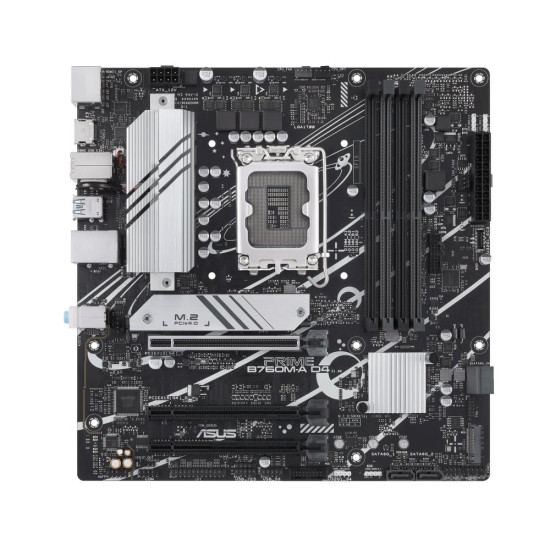 Mainboard|ASUS|Intel B760 Express|LGA1700|Micro-ATX|Memory DDR4|Memory slots 4|1xPCI-Express 4.0 16x|2xM.2|1xHDMI|1xDisplayPort|4xUSB 2.0|2xUSB 3.2|1xPS/2|1xRJ45|3xAudio port|PRIMEB760M-AD4-CSM Mainboard|ASUS|Intel B760 Express|LGA1700|Micro-ATX|Memory DDR4|Memory slots 4|1xPCI-Express 4.0 16x|2xM.2|1xHDMI|1xDisplayPort|4xUSB 2.0|2xUSB 3.2|1xPS/2|1xRJ45|3xAudio port|PRIMEB760M-AD4-CSM