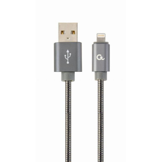 CABLE LIGHTNING TO USB2 2M/CC-USB2S-AMLM-2M-BG GEMBIRD CABLE LIGHTNING TO USB2 2M/CC-USB2S-AMLM-2M-BG GEMBIRD