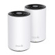 Wireless Router|TP-LINK|Wireless Access Point / Router|2-pack|5400 Mbps|Mesh|Wi-Fi 6e|3x10/100/1000M|Number of antennas 4|DECOXE75(2-PACK) Wireless Router|TP-LINK|Wireless Access Point / Router|2-pack|5400 Mbps|Mesh|Wi-Fi 6e|3x10/100/1000M|Number of antennas 4|DECOXE75(2-PACK)