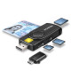 CARD READER USB-C+USB2.0 4SLOT/SMARTCARD CRE-SMP2A AXAGON CARD READER USB-C+USB2.0 4SLOT/SMARTCARD CRE-SMP2A AXAGON