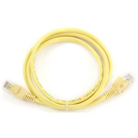 PATCH CABLE CAT5E UTP 1M/YELLOW PP12-1M/Y GEMBIRD PATCH CABLE CAT5E UTP 1M/YELLOW PP12-1M/Y GEMBIRD