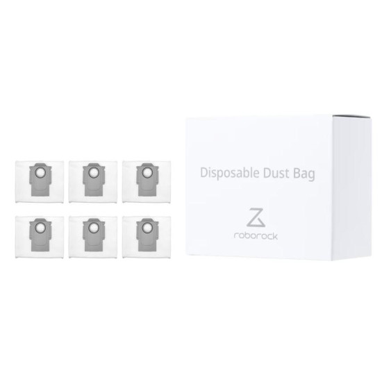 Vacuum Cleaner Accessory|ROBOROCK|Disposable Dust Bag 6pcs|White|For Q7 White+/Q7 White Max+/Q7 Black/ Q7 Black Max/Q7 Black+/Q7 Black Max+/Q5 Black+/S7 MaxV Black/S7 Black MaxV Ultra/S7 White Pro Ultra/S8 White Pro Ultra/S8 Black Pro Ultra/Q7 White/ Q7 W Vacuum Cleaner Accessory|ROBOROCK|Disposable Dust Bag 6pcs|White|For Q7 White+/Q7 White Max+/Q7 Black/ Q7 Black Max/Q7 Black+/Q7 Black Max+/Q5 Black+/S7 MaxV Black/S7 Black MaxV Ultra/S7 White Pro Ultra/S8 White Pro Ultra/S8 Black Pro Ultra/Q7 White/ Q7 W