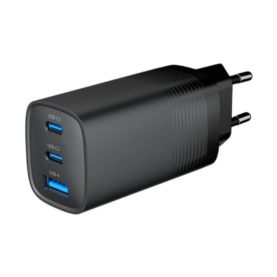 CHARGER USB UNIVERSAL QC3.0/TA-UC-PDQC65-01-BK GEMBIRD CHARGER USB UNIVERSAL QC3.0/TA-UC-PDQC65-01-BK GEMBIRD