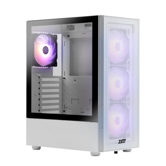 Case|ADATA|XPG VALOR MESH C|MidiTower|Case product features Transparent panel|Not included|ATX|MicroATX|MiniITX|Colour White|VALORMESHMT-WHCWW Case|ADATA|XPG VALOR MESH C|MidiTower|Case product features Transparent panel|Not included|ATX|MicroATX|MiniITX|Colour White|VALORMESHMT-WHCWW