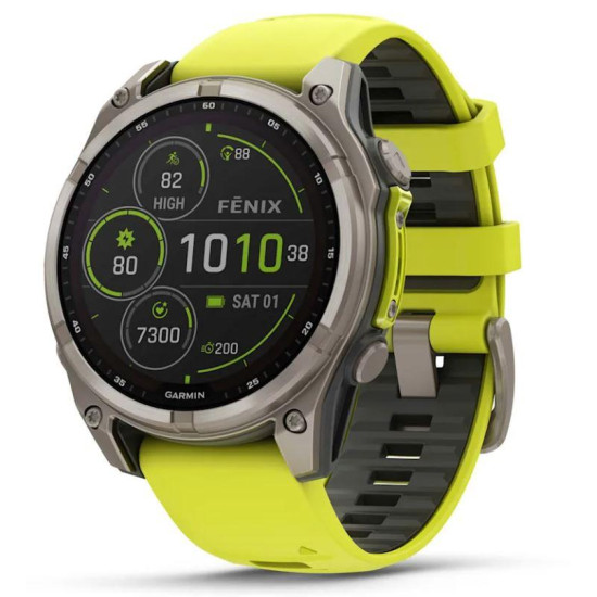 SMARTWATCH FENIX 8 SAPP. SOLAR/YELLOW 010-02906-21 GARMIN SMARTWATCH FENIX 8 SAPP. SOLAR/YELLOW 010-02906-21 GARMIN
