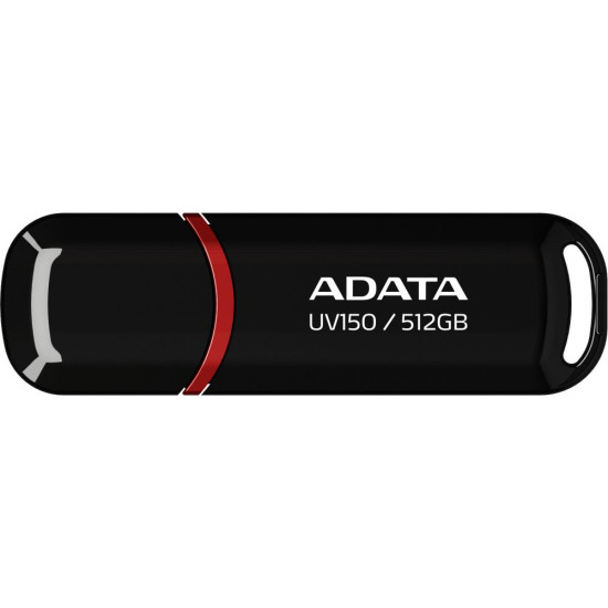 MEMORY DRIVE FLASH USB3 512GB/BLACK AUV150-512G-RBK ADATA MEMORY DRIVE FLASH USB3 512GB/BLACK AUV150-512G-RBK ADATA