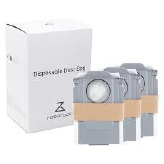 Vacuum Cleaner Accessory|ROBOROCK|Disposable Dust Bag 3-pack|White|For Q7 White+/Q7 White Max+/Q7 Black/ Q7 Black Max/S7 MaxV Black/S7 Black MaxV Ultra/S7 White Pro Ultra/S8 White Pro Ultra/S8 Black Pro Ultra/Q7 White/ Q7 White Max/S8 White+/Q8 White Max+ Vacuum Cleaner Accessory|ROBOROCK|Disposable Dust Bag 3-pack|White|For Q7 White+/Q7 White Max+/Q7 Black/ Q7 Black Max/S7 MaxV Black/S7 Black MaxV Ultra/S7 White Pro Ultra/S8 White Pro Ultra/S8 Black Pro Ultra/Q7 White/ Q7 White Max/S8 White+/Q8 White Max+