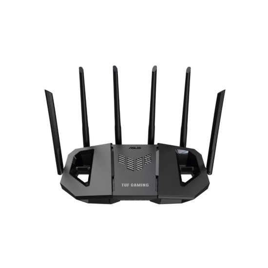 Wireless Router|ASUS|Router|6500 Mbps|Mesh|Wi-Fi 6|Wi-Fi 7|IEEE 802.11a|IEEE 802.11b|IEEE 802.11g|IEEE 802.11ac|IEEE 802.11ax|USB 3.2|3x2.5GbE|1x2.5GbE|Number of antennas 6|TUFGAMINGBE6500 Wireless Router|ASUS|Router|6500 Mbps|Mesh|Wi-Fi 6|Wi-Fi 7|IEEE 802.11a|IEEE 802.11b|IEEE 802.11g|IEEE 802.11ac|IEEE 802.11ax|USB 3.2|3x2.5GbE|1x2.5GbE|Number of antennas 6|TUFGAMINGBE6500