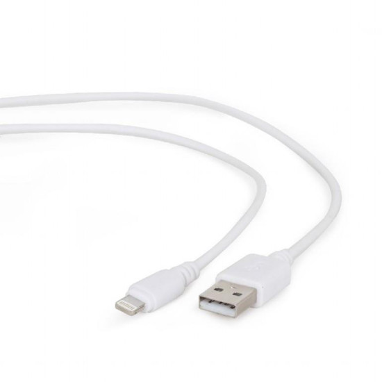 CABLE LIGHTNING TO USB2 1M/CC-USB2-AMLM-W-1M GEMBIRD CABLE LIGHTNING TO USB2 1M/CC-USB2-AMLM-W-1M GEMBIRD