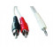 CABLE AUDIO 3.5MM TO 2RCA 5M/CCA-458-5M GEMBIRD